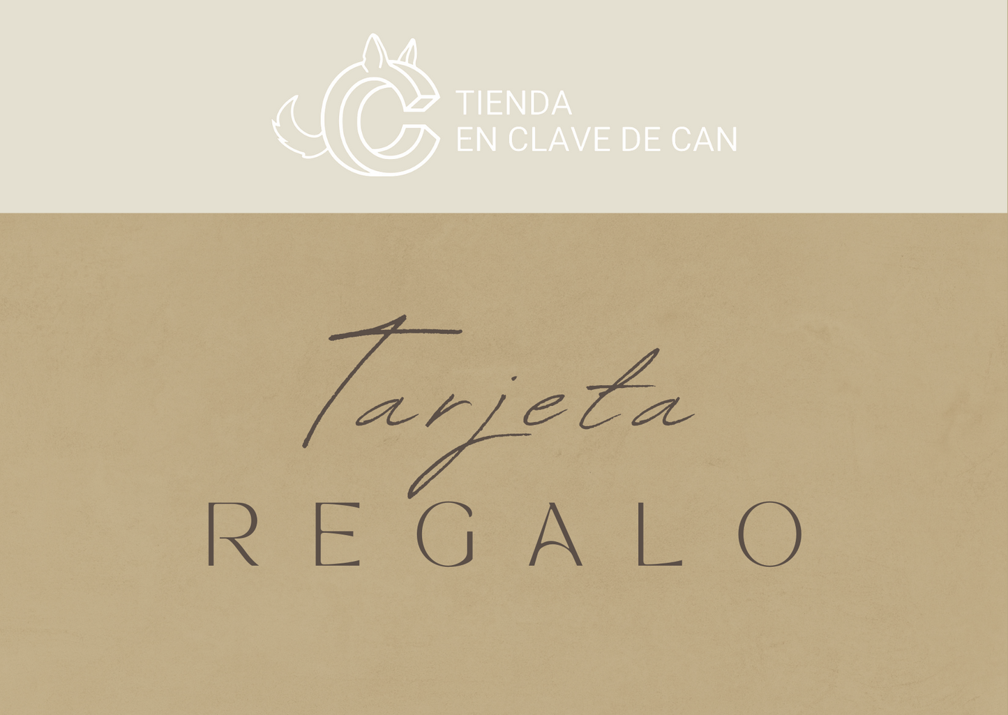 TARJETA REGALO Tienda En Clave de Can