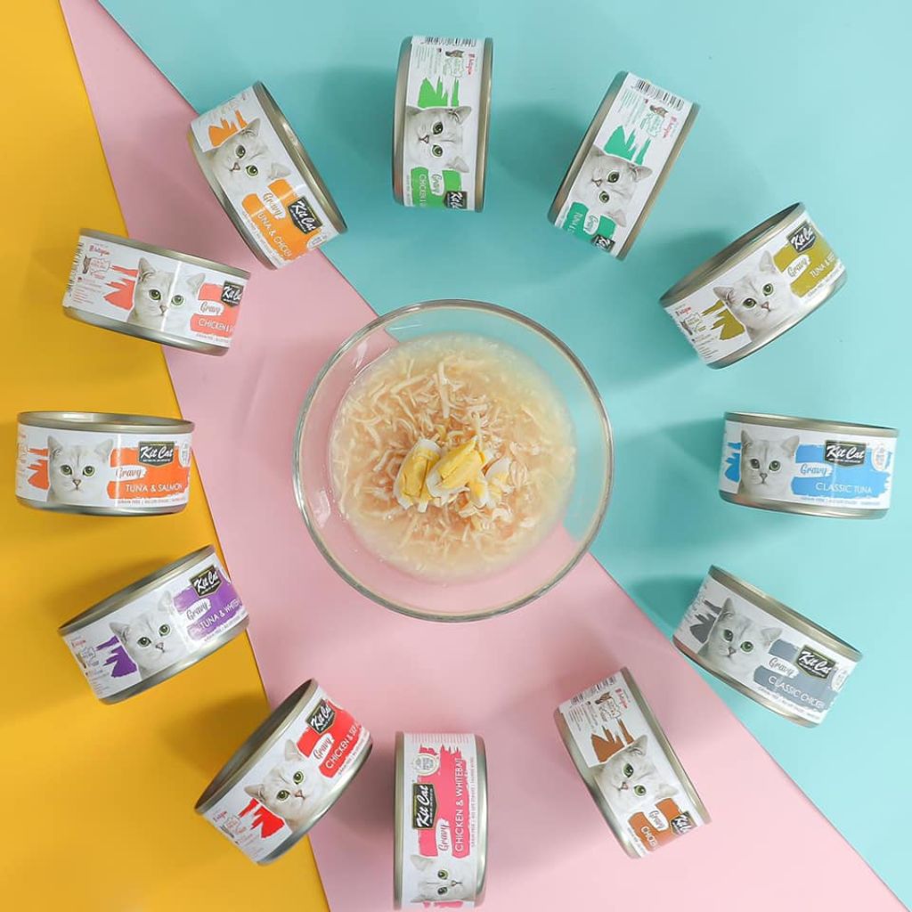 Lata Gravy - Pollo & Atún Bonito Skipjack 70g Kit Cat