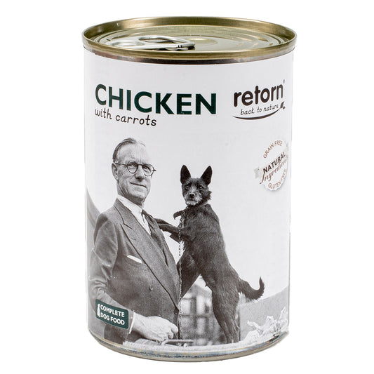 Retorn - Comida húmeda para Perros de Pollo con Zanahorias