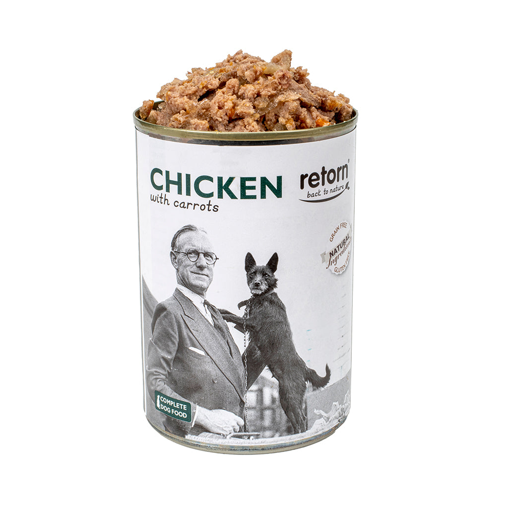 Retorn - Comida húmeda para Perros de Pollo con Zanahorias
