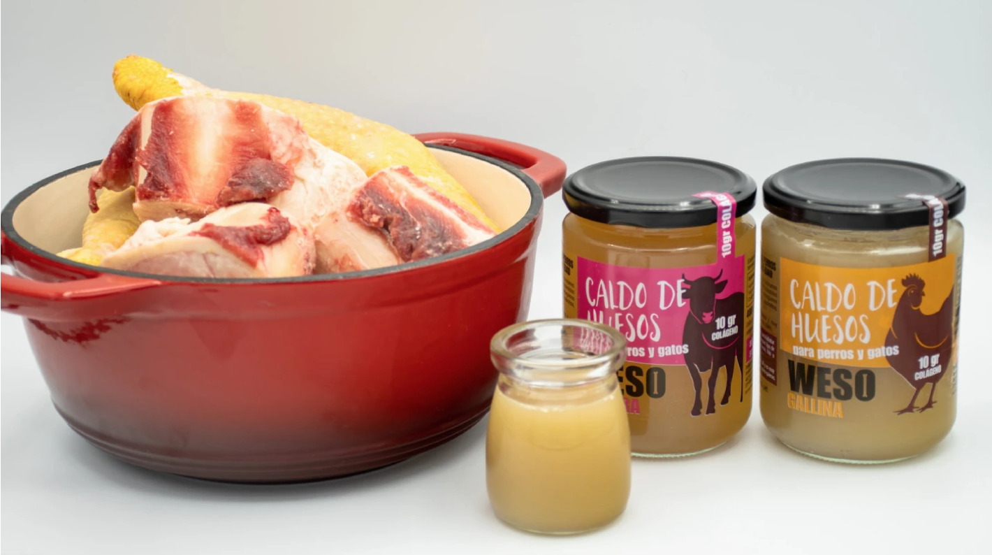 Caldo de huesos de gallina WESO 400ml