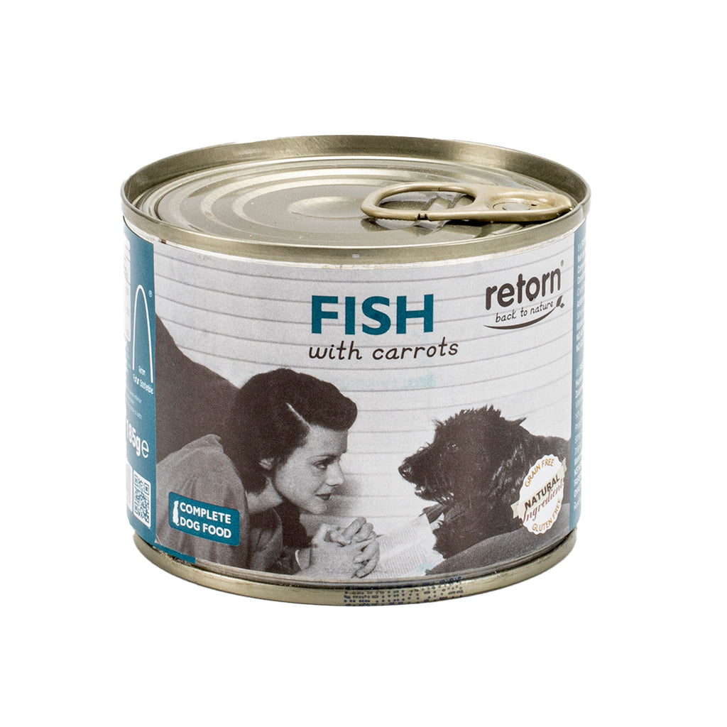 Retorn - Comida húmeda para perros de Pescado con Zanahorias