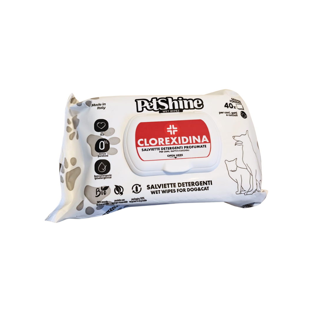 Toallitas con Clorhexidina Petshine