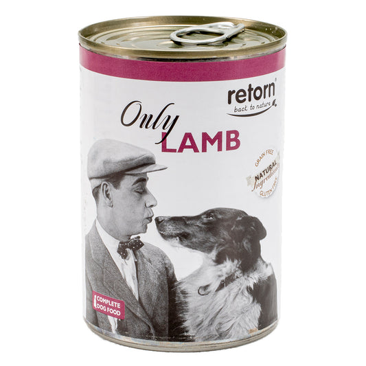 Retorn - Comida Húmeda para Perros Only Cordero