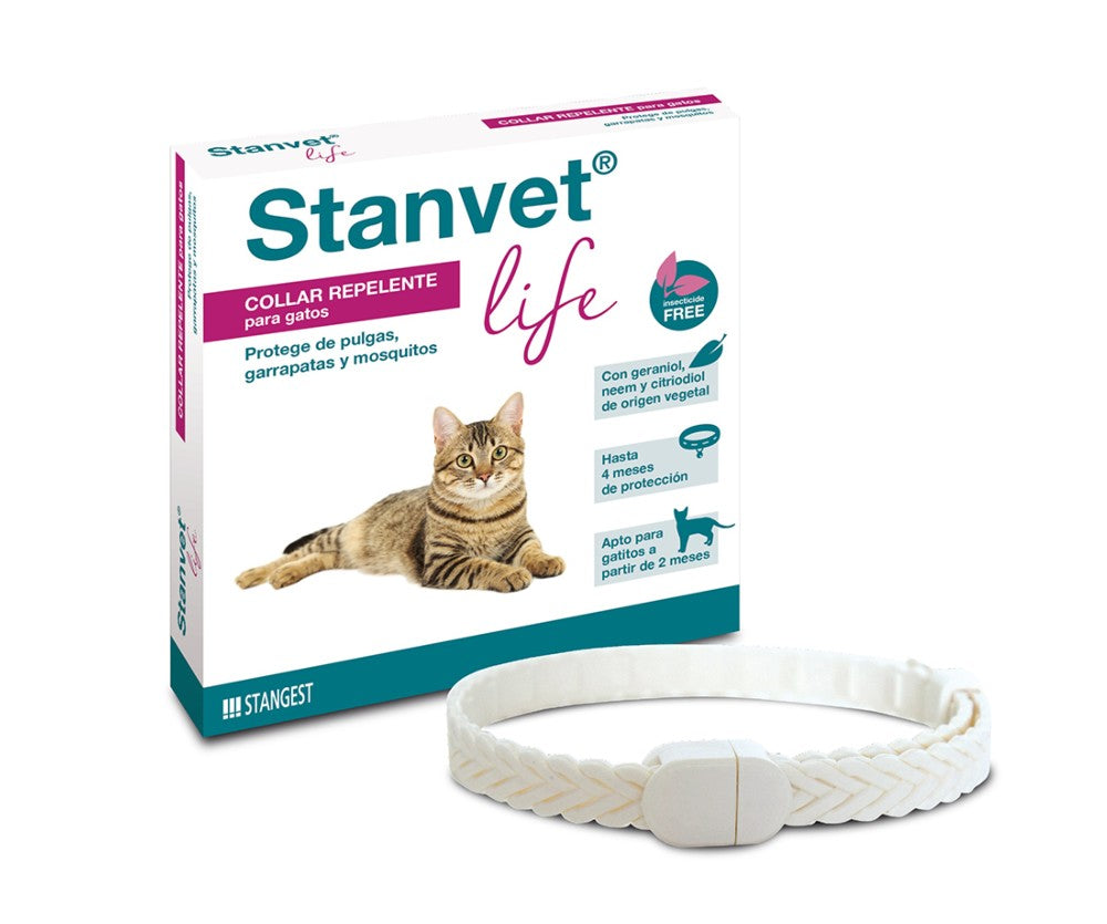 Collar repelente stanvet life - Gatos