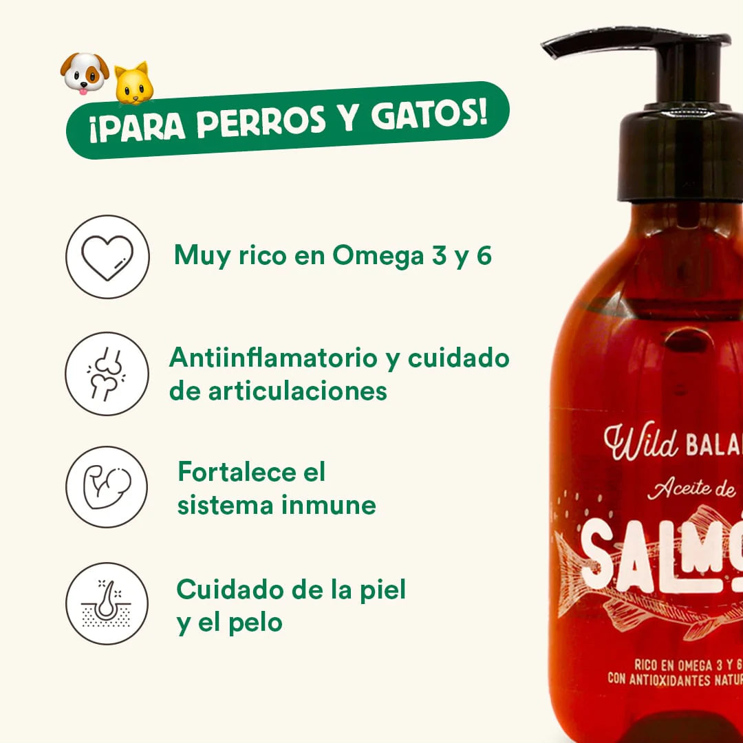 Aceite natural de salmón noruego - Wild Balance