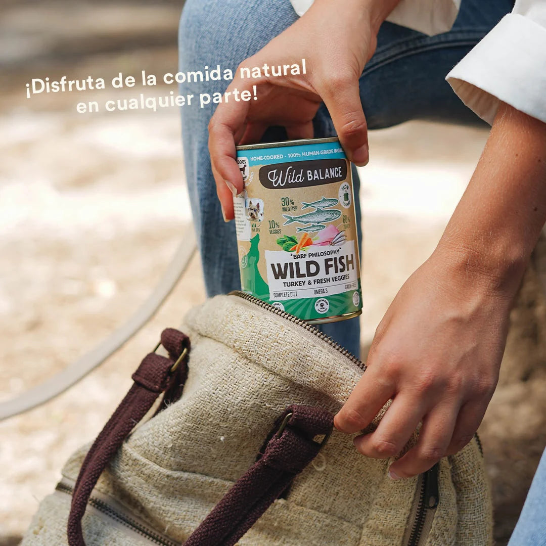 Lata de Pescado y Pavo para perros 400g - Wild Balance
