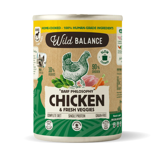 Lata de pollo para perros -Wild balance