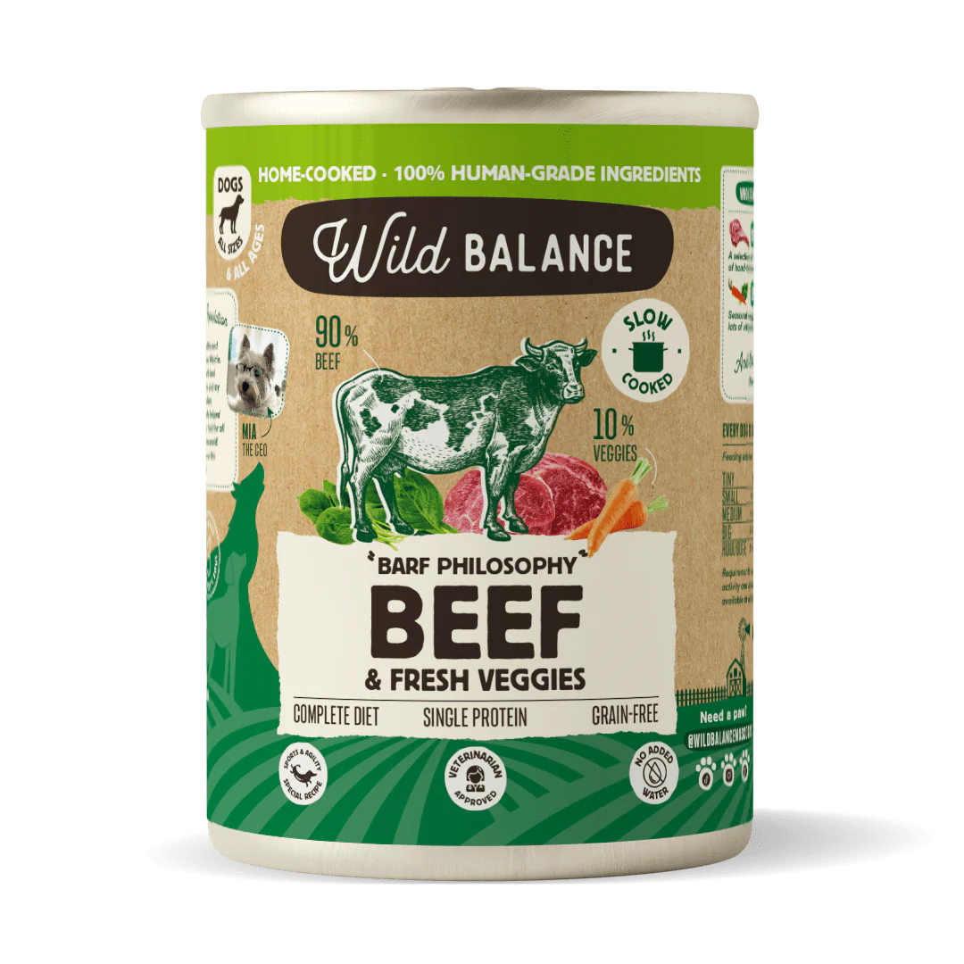 Lata de Ternera para perros 400g - Wild Balance