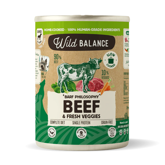 Lata de Ternera para perros 400g - Wild Balance