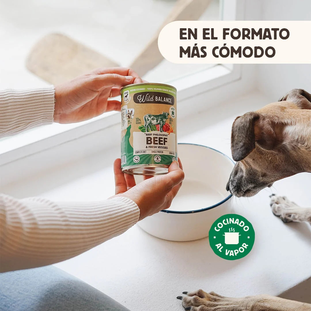 Lata de Ternera para perros 400g - Wild Balance