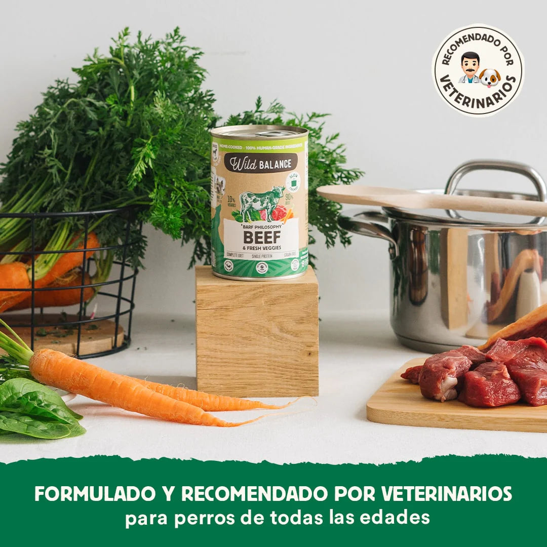 Lata de Ternera para perros 400g - Wild Balance