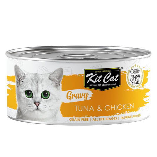 Lata Gravy - Atún & Pollo 70g Kit Cat