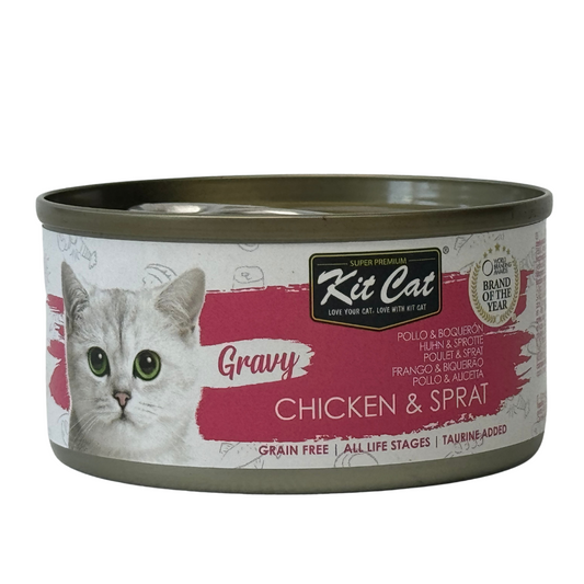 Lata Gravy - Pollo & Boquerón 70g Kit Cat