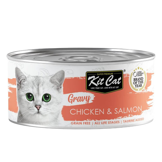 Lata Gravy - Pollo & Salmon 70g Kit Cat