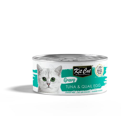 Lata Gravy - Atún & Huevo Codorniz 70g Kit Cat