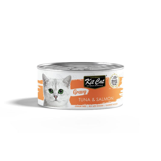 Lata Gravy - Atún & Salmón 70g Kit Cat