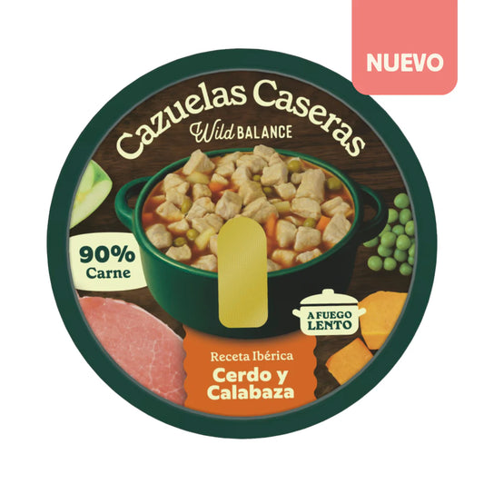 Cazuelas caseras - Cerdo y calabza - Wild balance