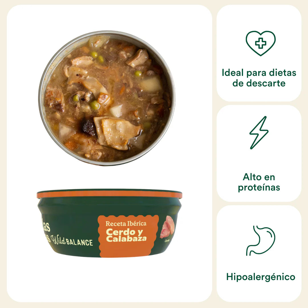Cazuelas caseras - Cerdo y calabza - Wild balance