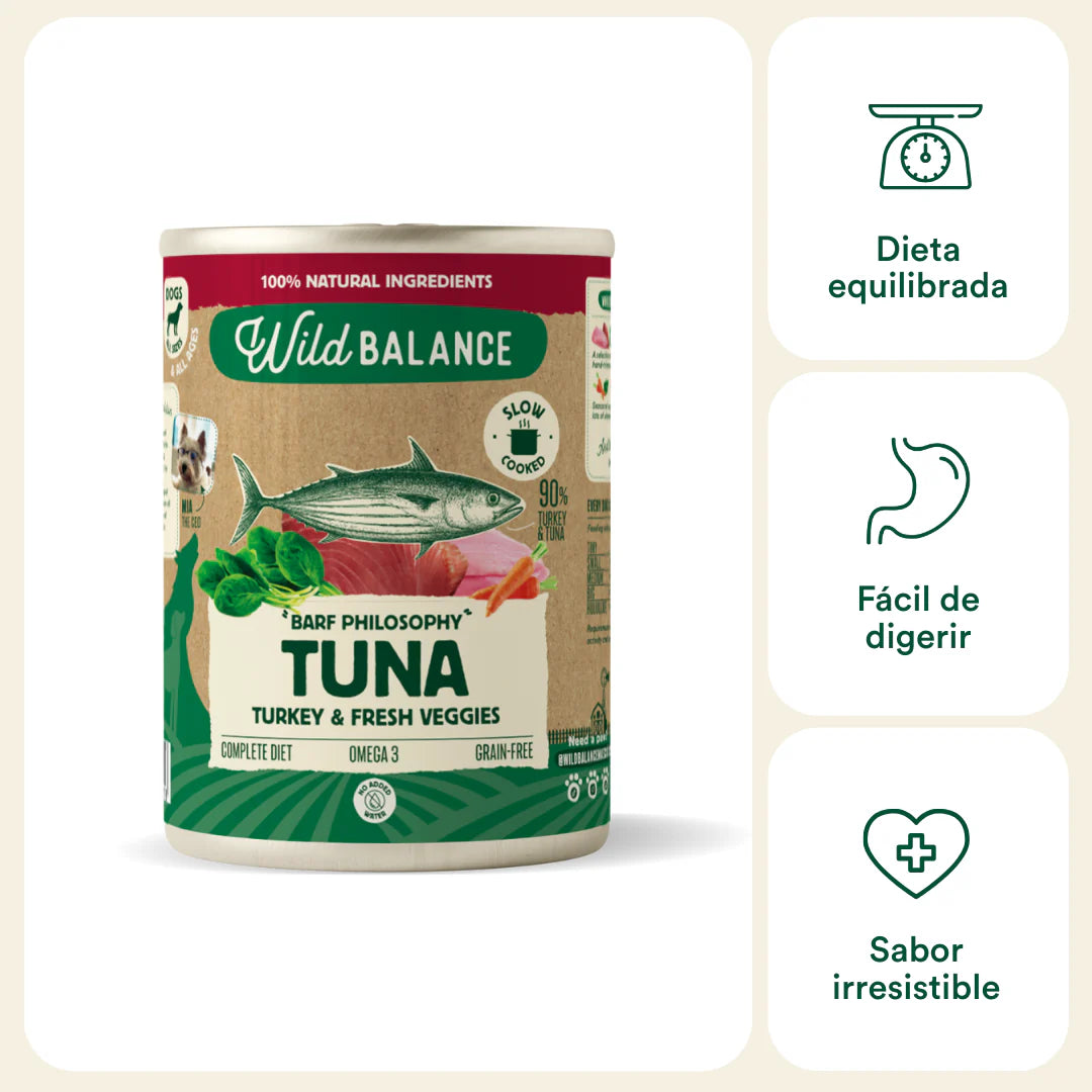 Lata de pavo y atún con verduras - Wild balance