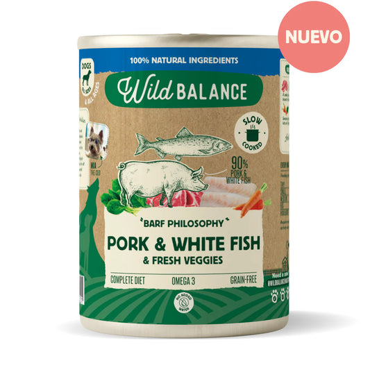 Lata de cerdo y merluza con verduras - Wild balance