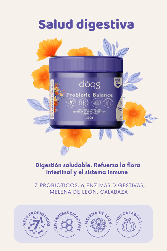 Probiotic Balance - Suplemento digestivo perros y gatos - The Doog life