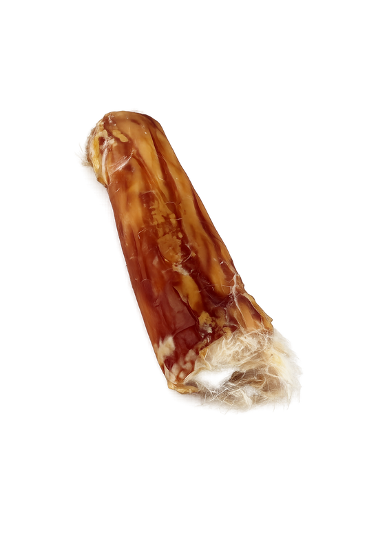 Piel de conejo con pelo
