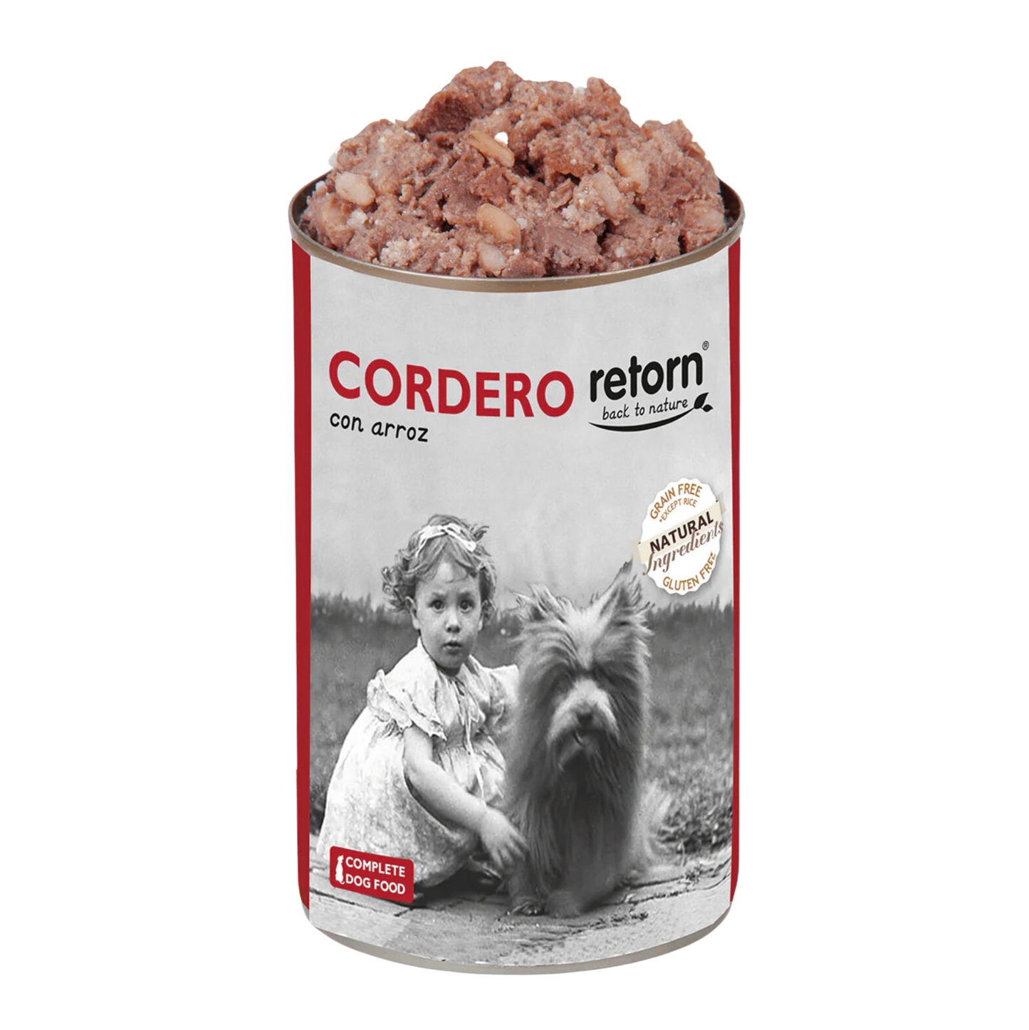 Retorn - Comida húmeda para Perros de Cordero con Arroz