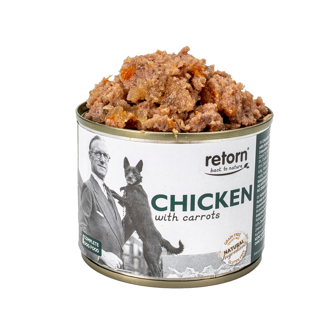 Retorn - Comida húmeda para Perros de Pollo con Zanahorias