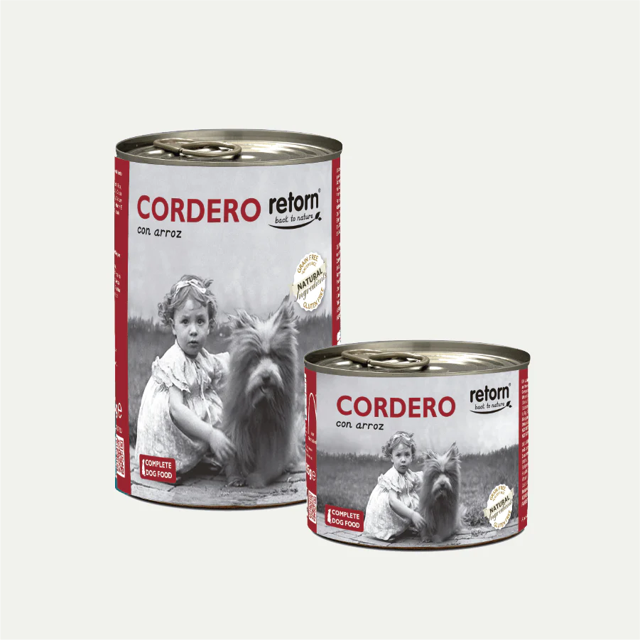 Retorn - Comida húmeda para Perros de Cordero con Arroz