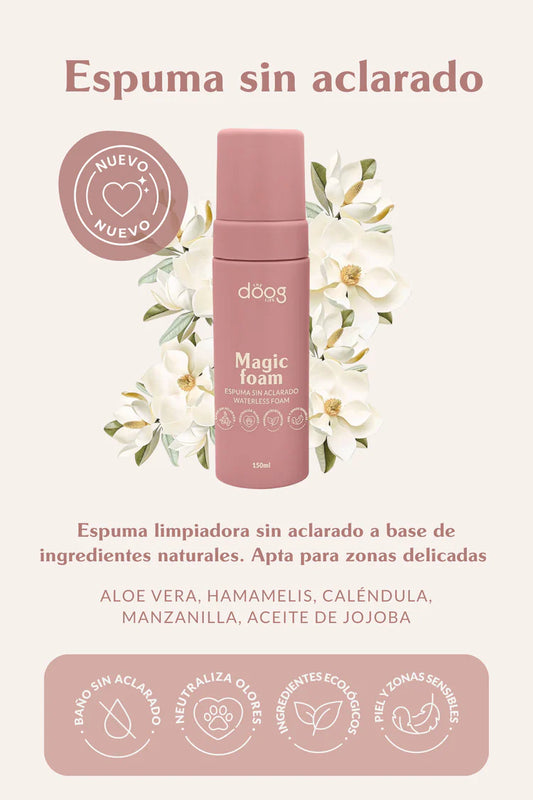 Espuma limpiadora sin aclarado - The doog life