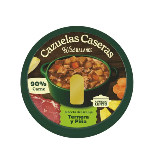 Cazuelas caseras - Ternera y piña - Wild balance
