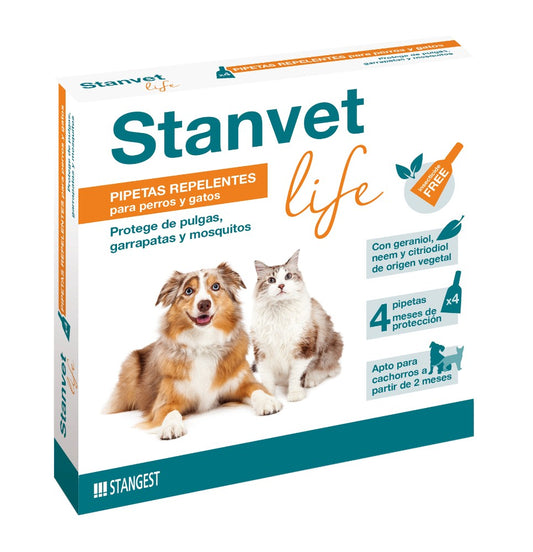 Pipeta repelente stanvet life - Perros y gatos