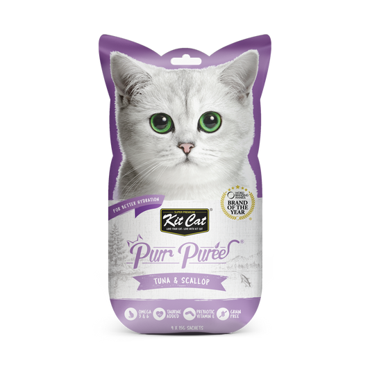 PurrPuree - Atún y Vieiras 60g Kit Cat