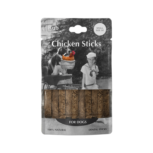 Rub Stick Dental de Pollo para Perros 100g - Small 1x1