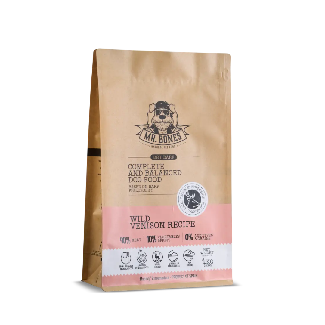 Comida deshidratada Mr Bones - Receta de ciervo - Perro