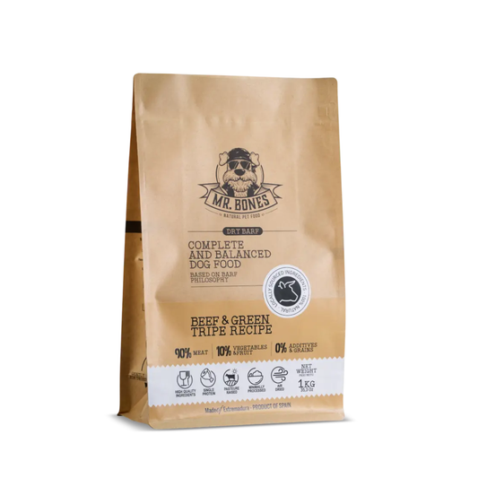 Comida deshidratada Mr Bones - Receta de Ternera - Perro