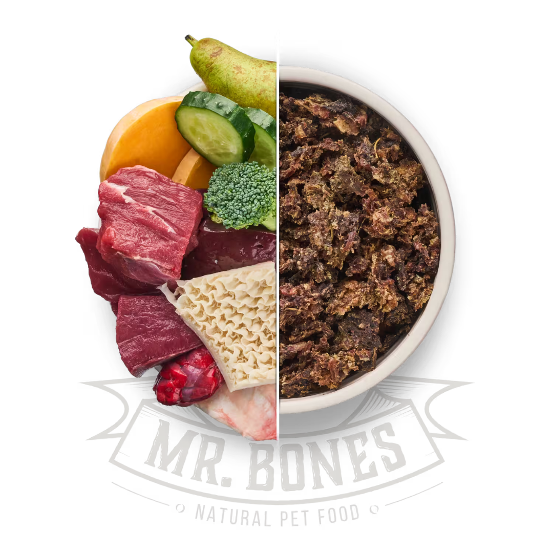 Comida deshidratada Mr Bones - Receta de Ternera - Perro