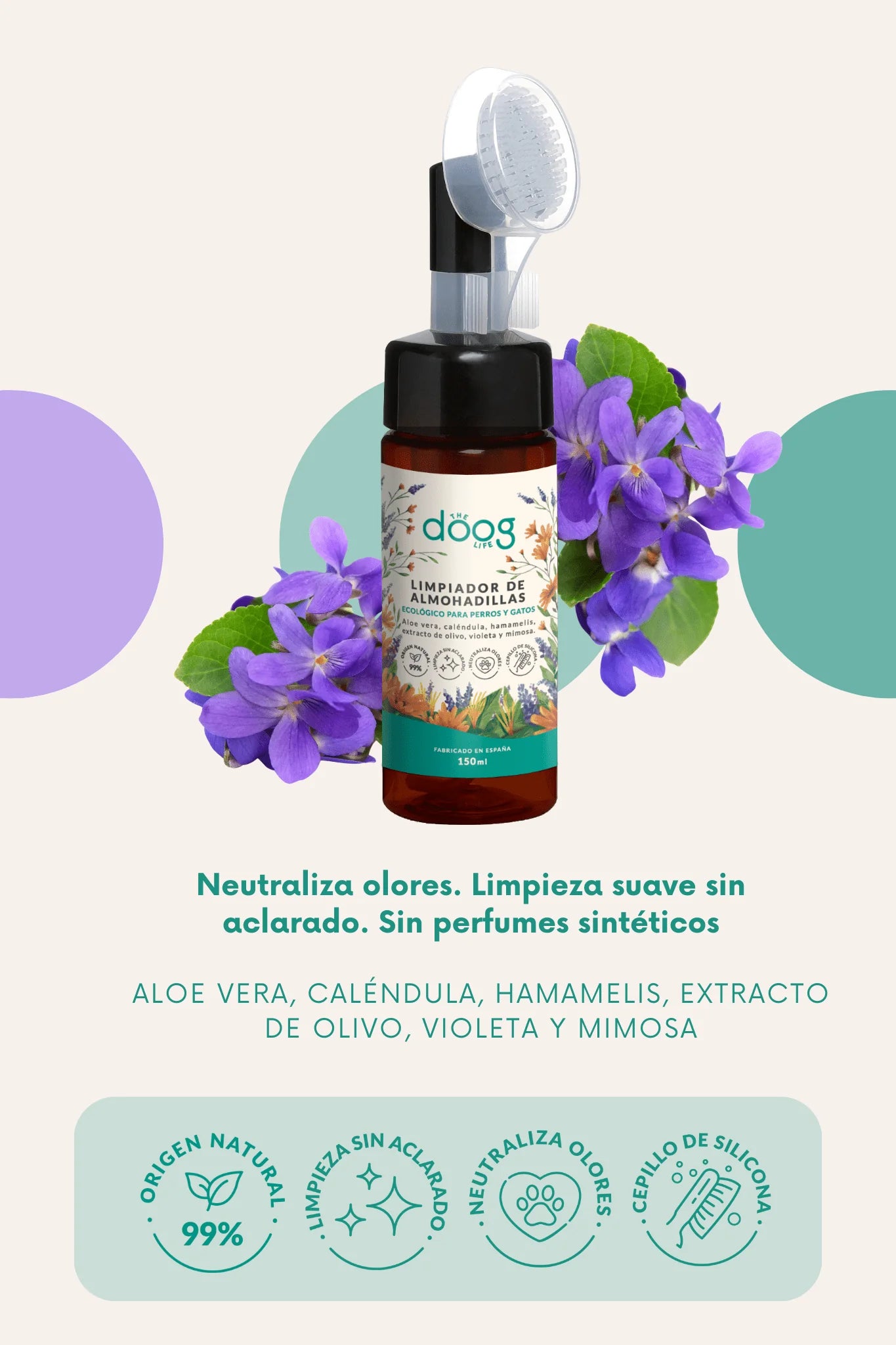 Limpiador de almohadillas ecológico - The doog life