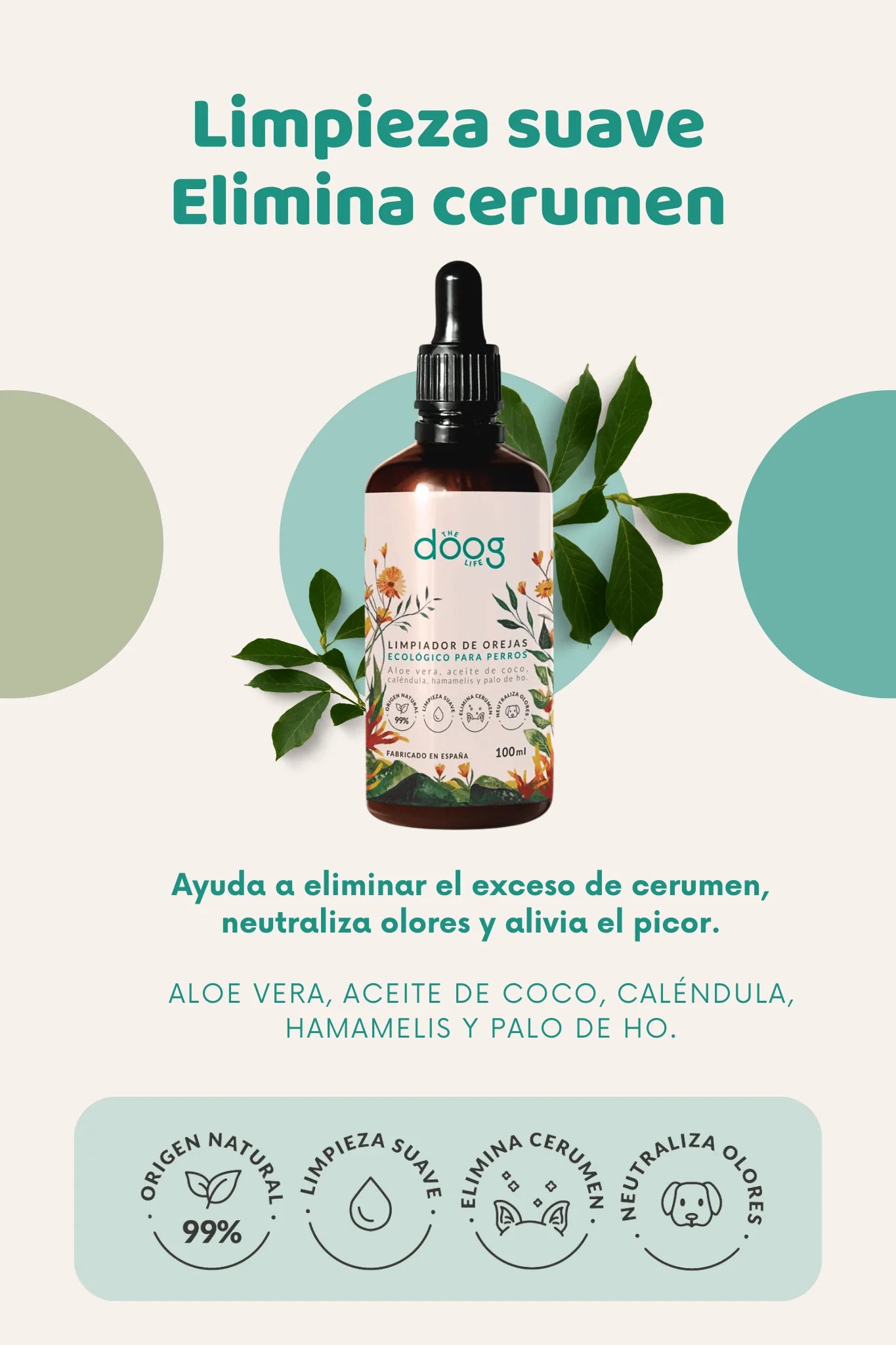 Limpiador de orejas ecológico - The Doog life