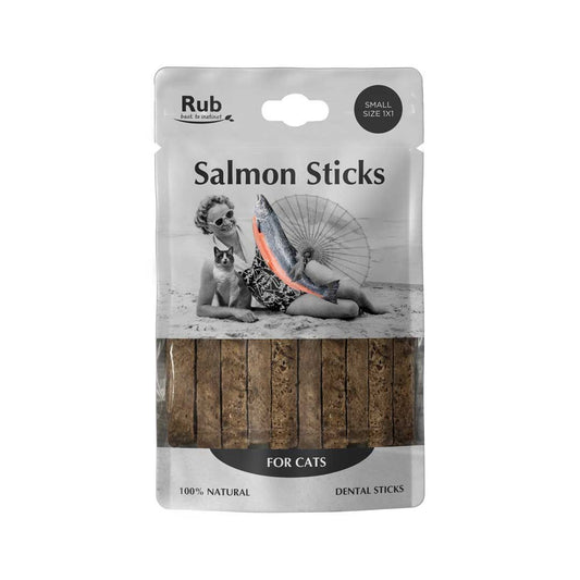 Rub Stick Dental de Salmón para Gatos 100g - Small 1x1