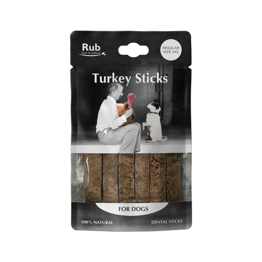 Rub Stick Dental de Pavo para Perros 100g - Regular 2x2